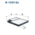 ФИЛТРИ ФИЛТРОН/ K1337-2X ( К-Т= 2 БР.)  ФИЛТЪР КУПЕ/K 1337-2X